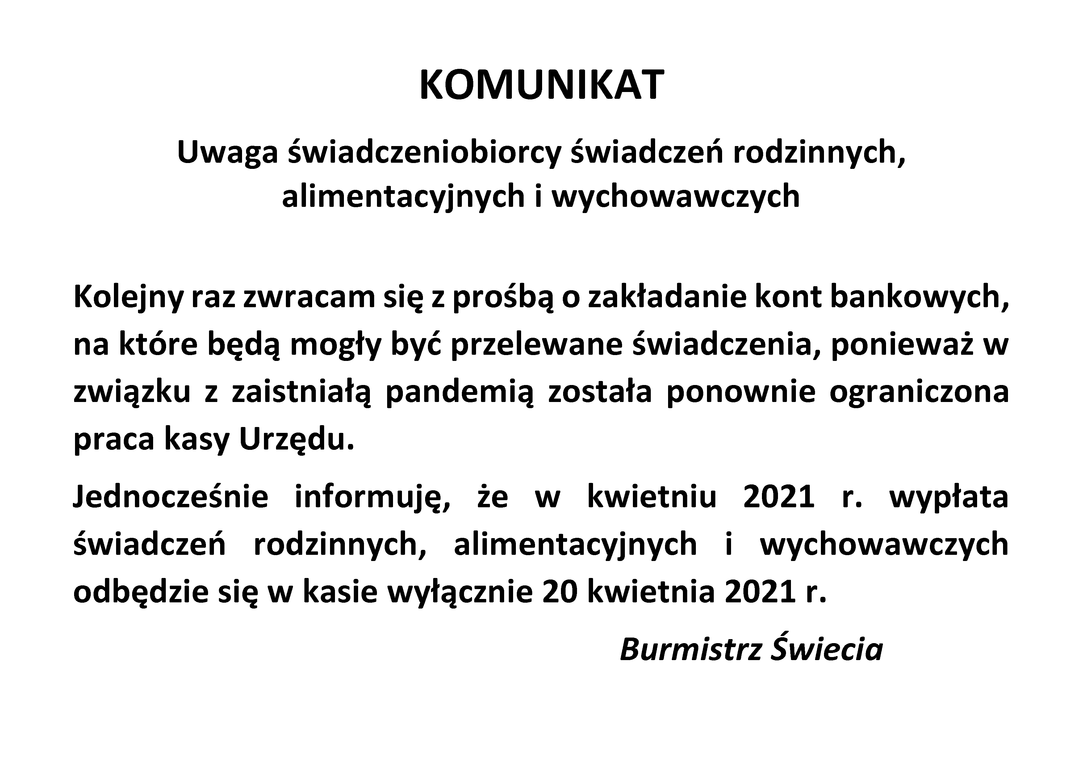 Świadczeniobiorcy