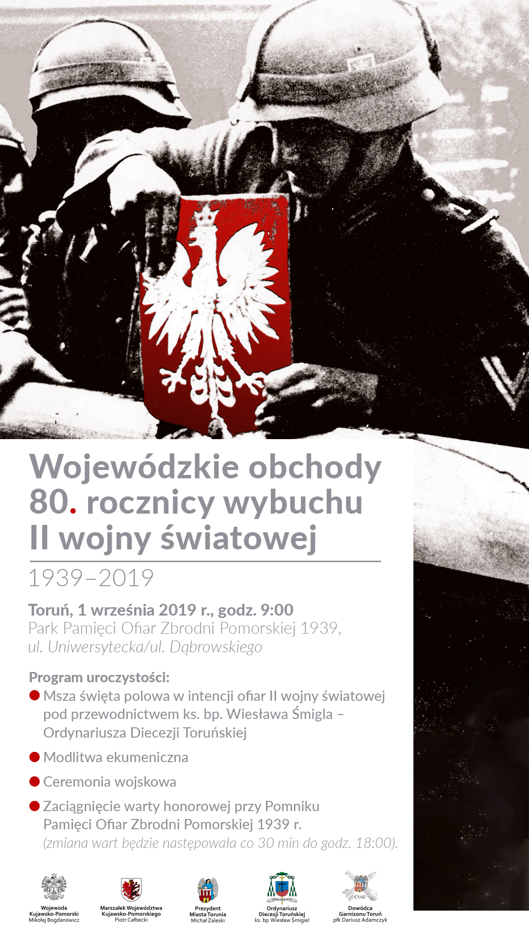 Wojewódzkie obchody 80. rocznicy wybuchu II wojny światowej