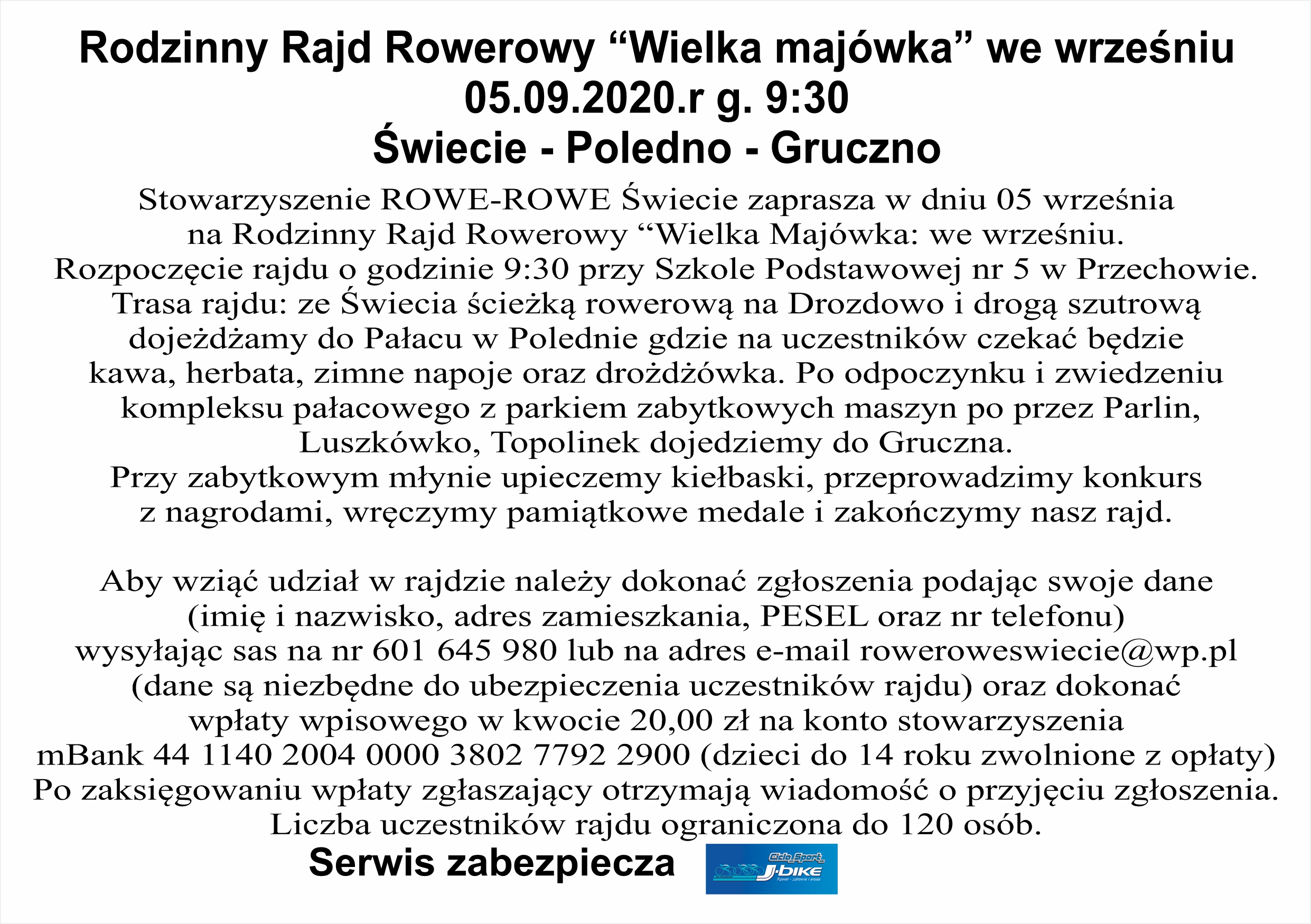 Rodzinny Rajd Rowerowy