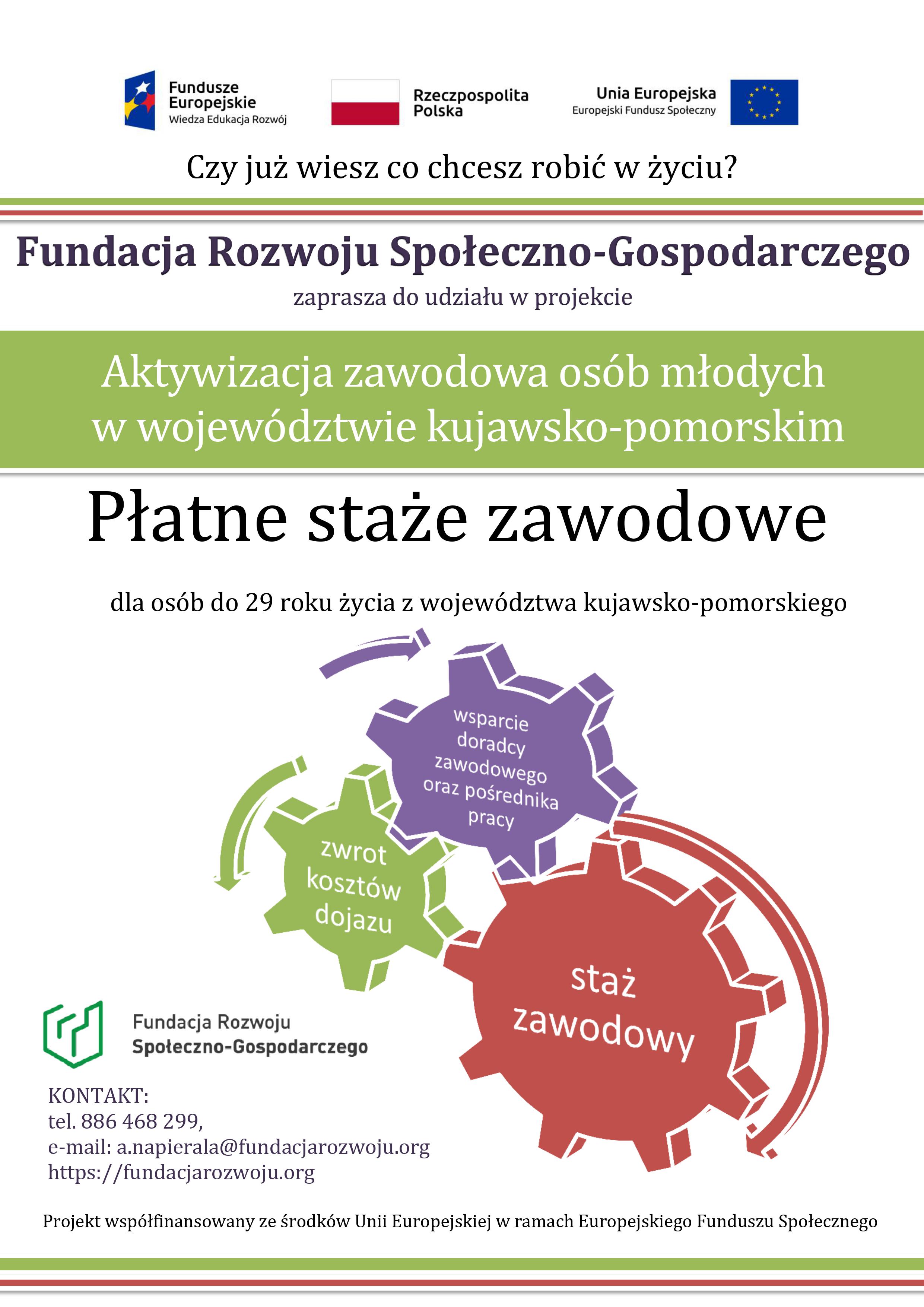 Płatne staże zawodowe