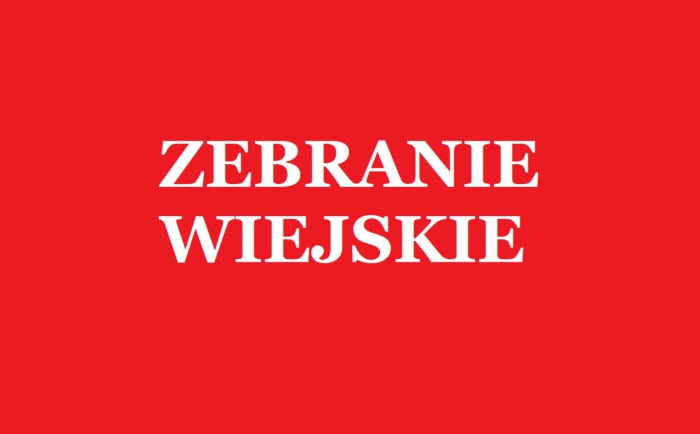 Harmonogram zebrań wiejskich 