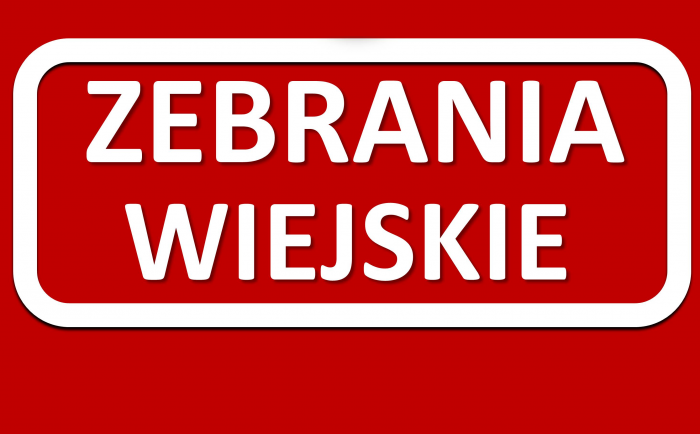 Harmonogram Zebrań Wiejskich