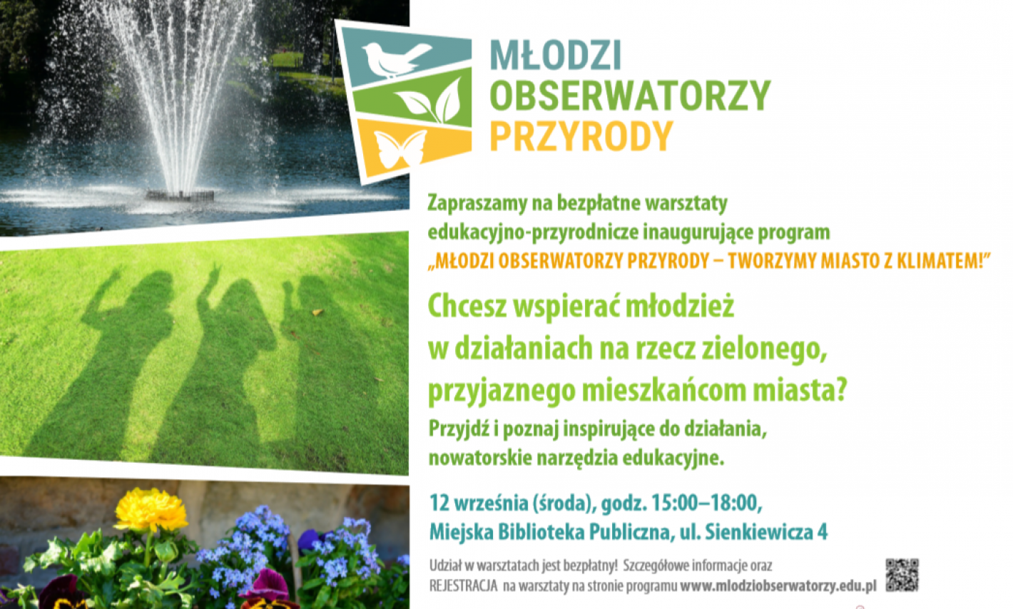 Zapisz się na bezpłatne warsztaty edukacyjno-przyrodnicze