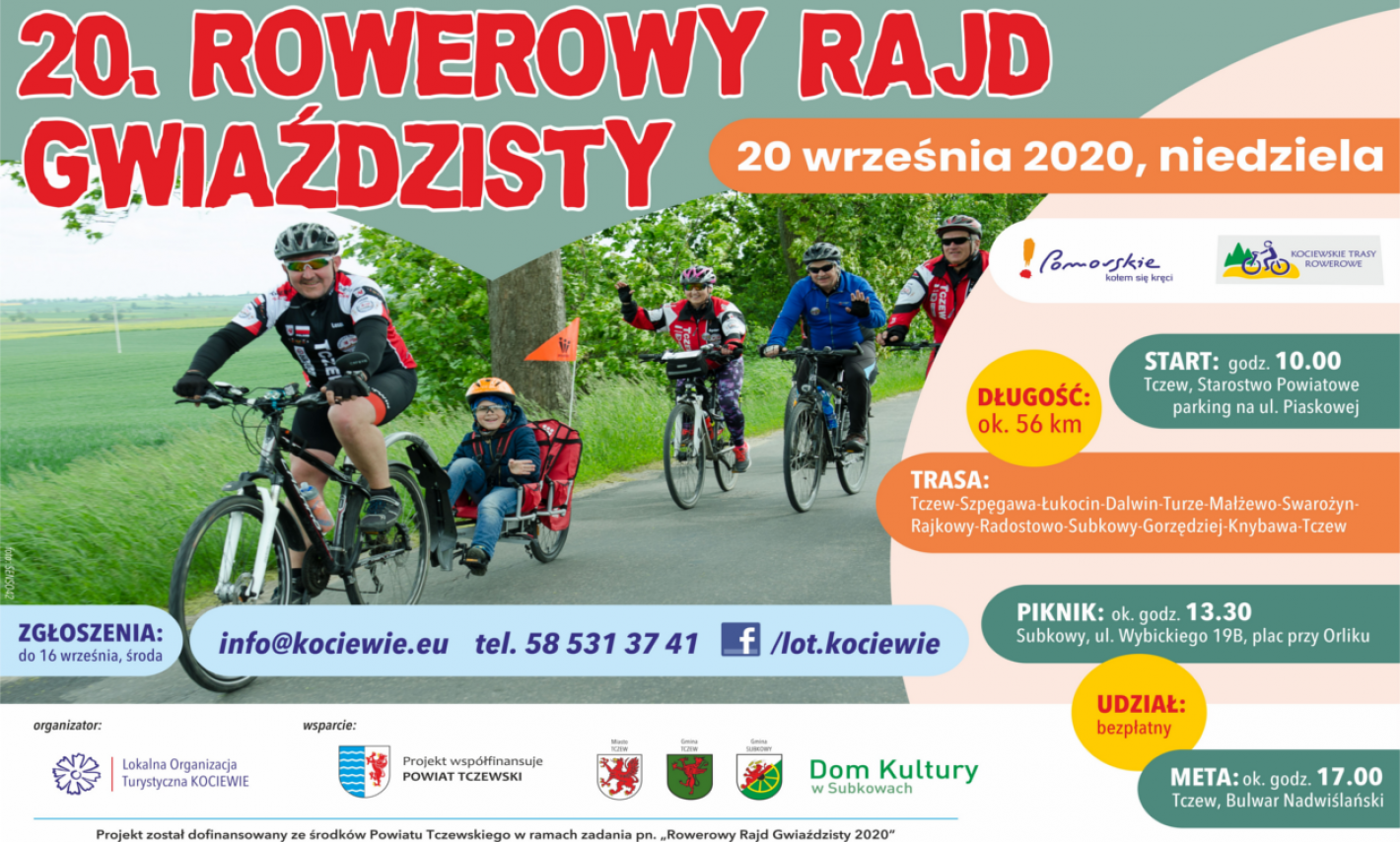 Przed nami 20. Rowerowy Rajd Gwiaździsty