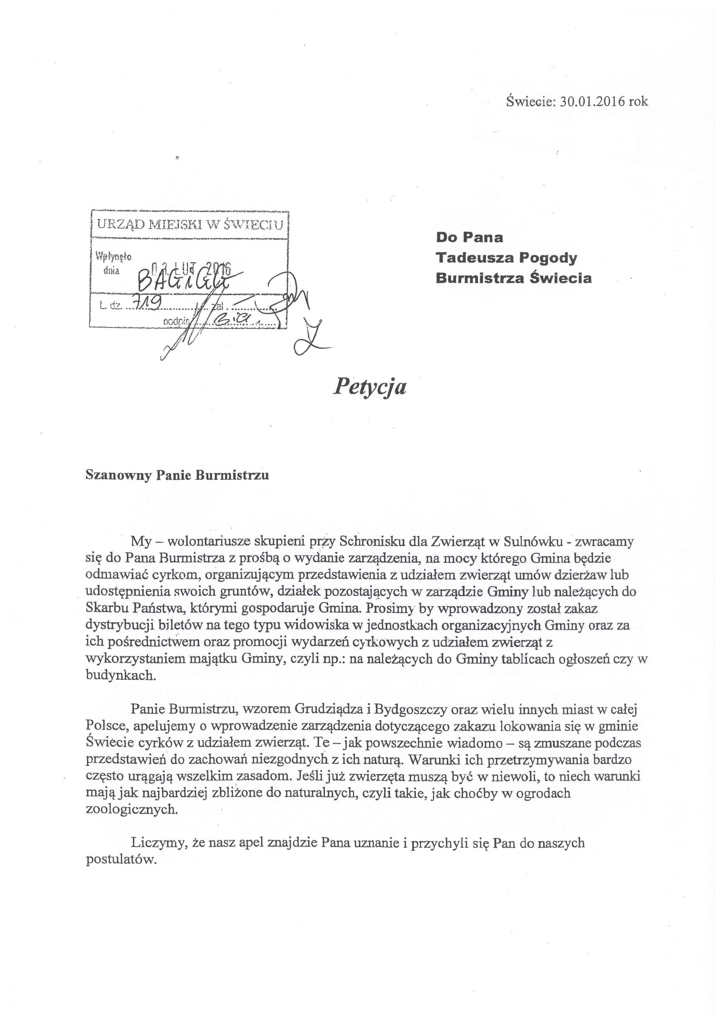 petycja